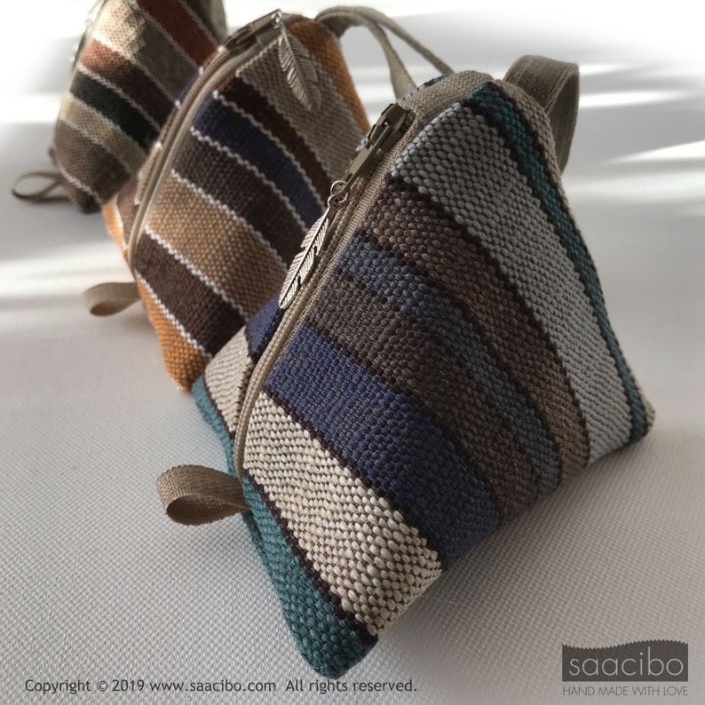 For men Winter Theme Coin Purse Feather Charm Trinket Pouch Bag Earbud Bag Men/'s Purse Pyramid Key Holder Handmade Triangle Pouch