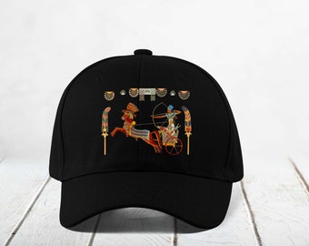 Ancient Egypt Art Logo Unisex DTF Printed Logo Baseball Cap Dad Hat Sport Cap