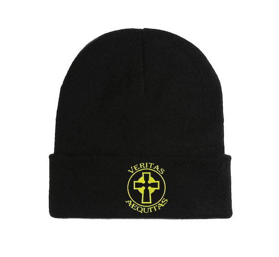 Veritas Aequitas Truth Justice Movie Slogan Cross Logo