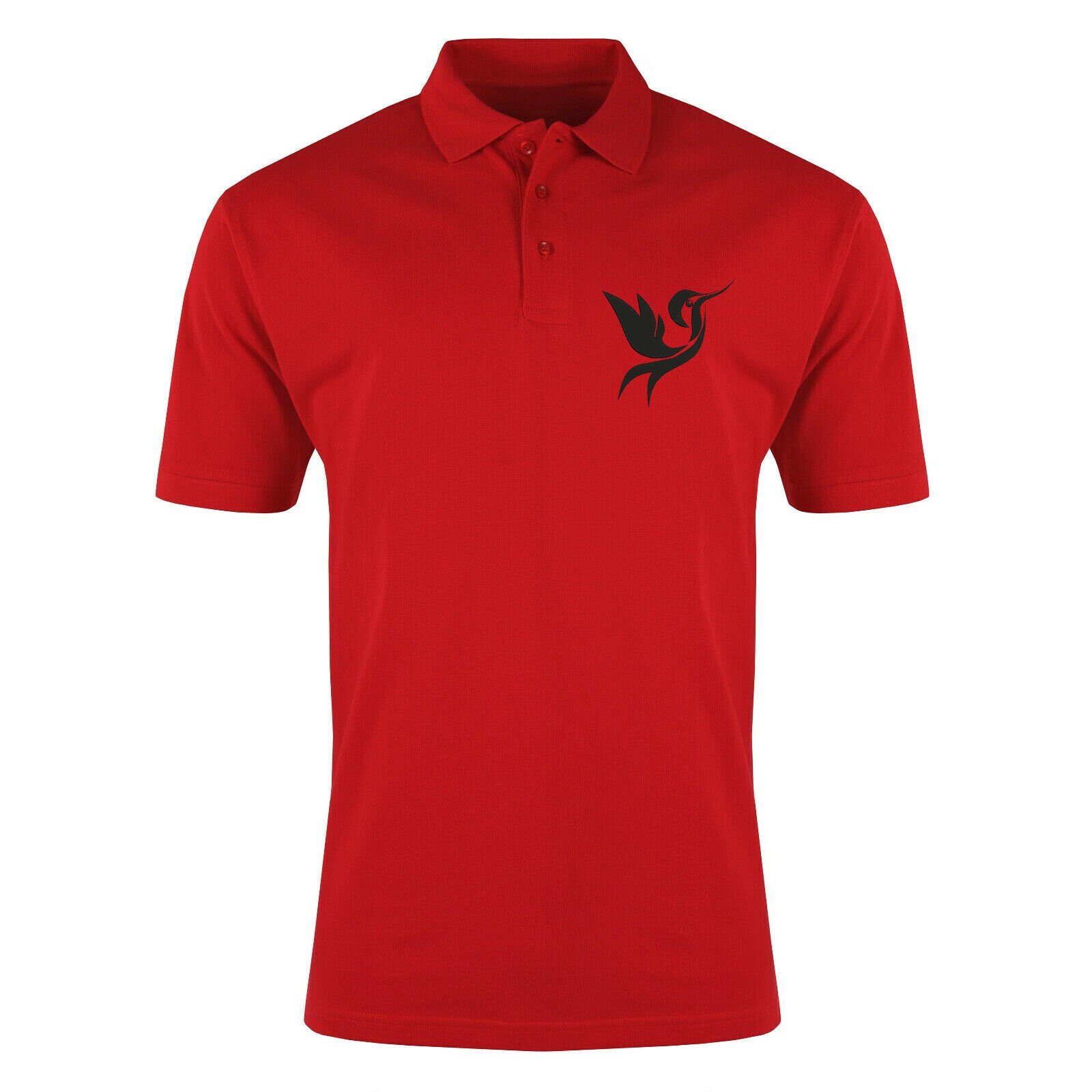 Hummingbird Beautiful Minimalistic Logo Embroidered Men's