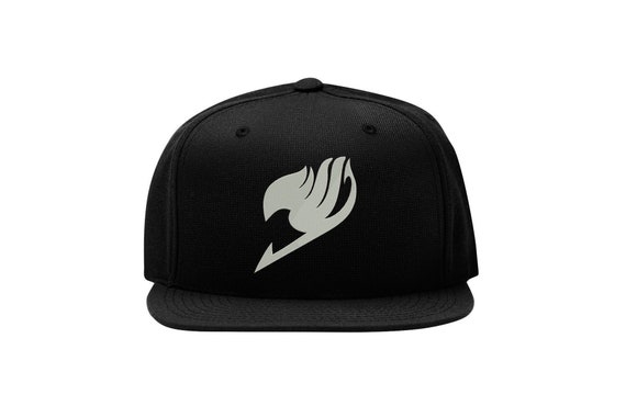 Fairy Tail Anime Logo Embroidered Snapback Cap Fullcap Flat Bill Cap Hip Hop Hat