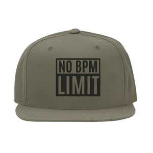 No-Minute Limit Lustiger Slogan Sport Training Bestickte Snapback Cap Fullcap Flat Bill Cap Hip Hop Mütze Bild 3