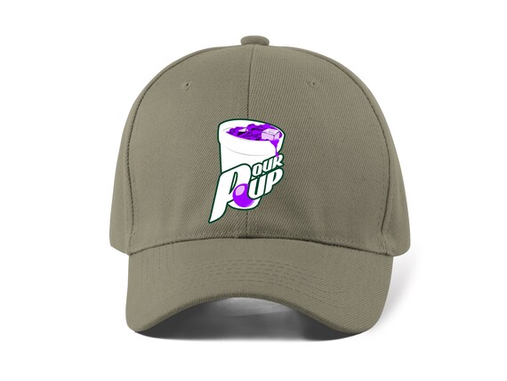 Purple Drink Cup Vaporwave Aesthetic Printed Unisex Baseball Cap