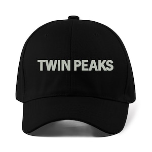 Twin Peaks Horror Sci-fi Berretto da baseball ricamato Cappello da papà Cappello sportivo Unisex
