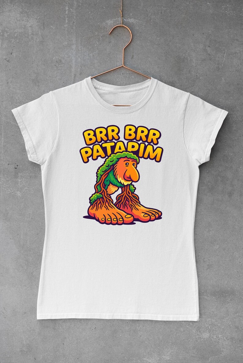 Patapim Tree Brr Brr Patapim Italian Brainrot Men's Unisex Women's Printed Cotton T ...