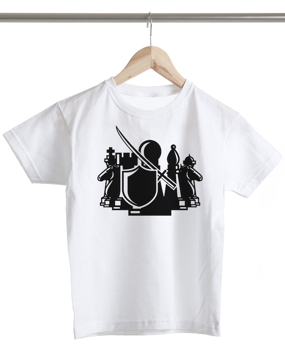 Ajedrez piezas unisex niños camiseta chicas chicos algodón de - Etsy México