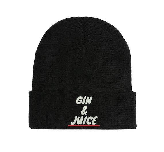 Gin and Juice Old School Classic Hip Hop Rap Embroidered Etsy