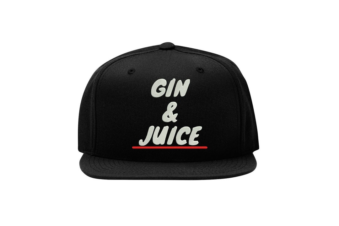 Gin and Juice Old School Classic Hip Hop Rap Embroidered Etsy