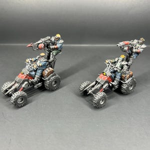 professionally painted Necromunda Orlock Outriders Quads