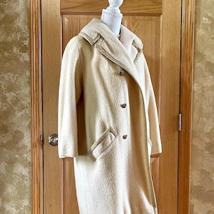 Lilli Ann 1960s Creme Wool Coat 60s off White Wool Coat Lilli Ann Petite  Large - Etsy