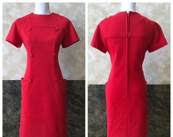 Vintage 1960s Mod Mini Dress