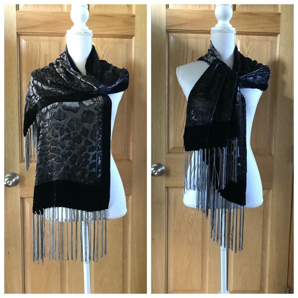Black Sparkle Scarf