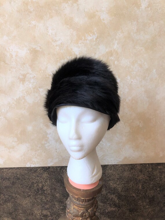 Stunning Vintage 1950s Fur Mink Hat Designed by Lo