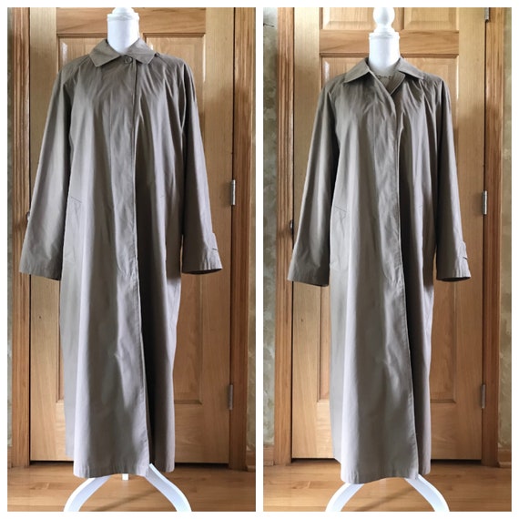 Vintage Minimalist Mod 1980's London Fog Lined Me… - image 1