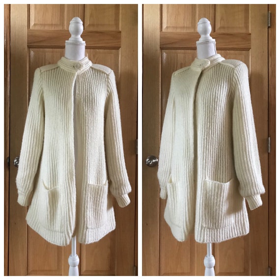 Comfy Warm Vintage 1980's Knit Sweater Size XS /S - image 4