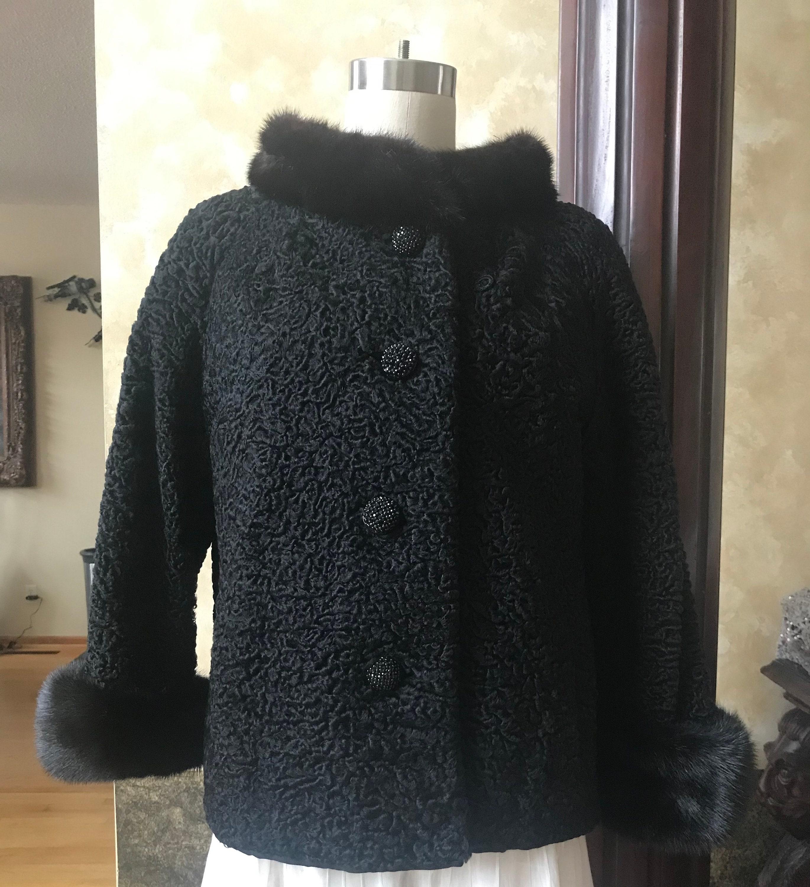 curly wool coat