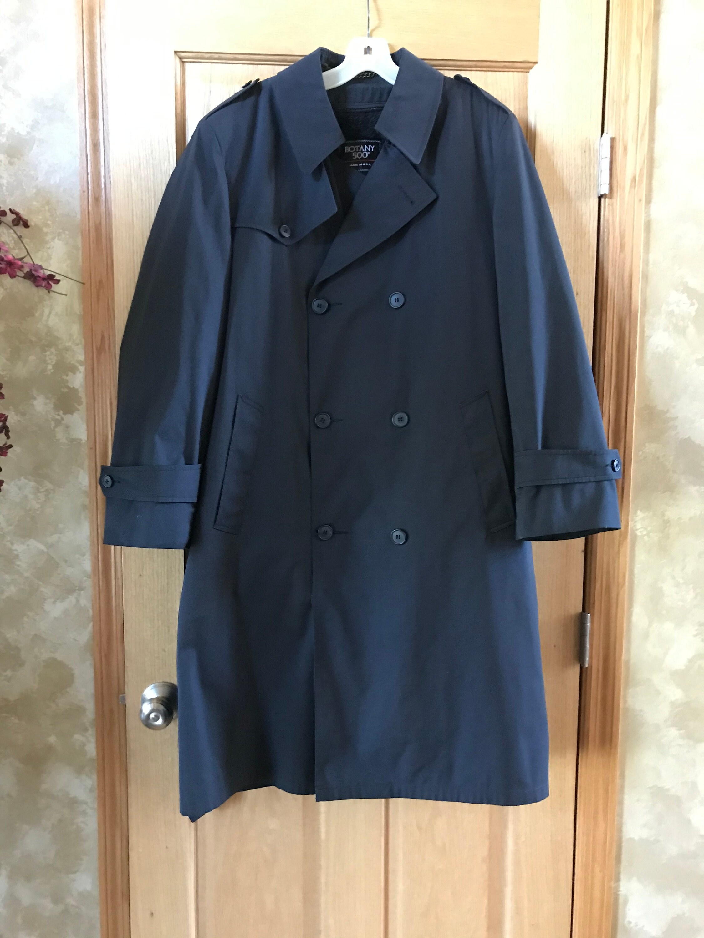 Botany 500 trench clearance coat