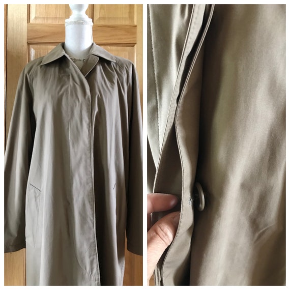 Vintage Minimalist Mod 1980's London Fog Lined Me… - image 7