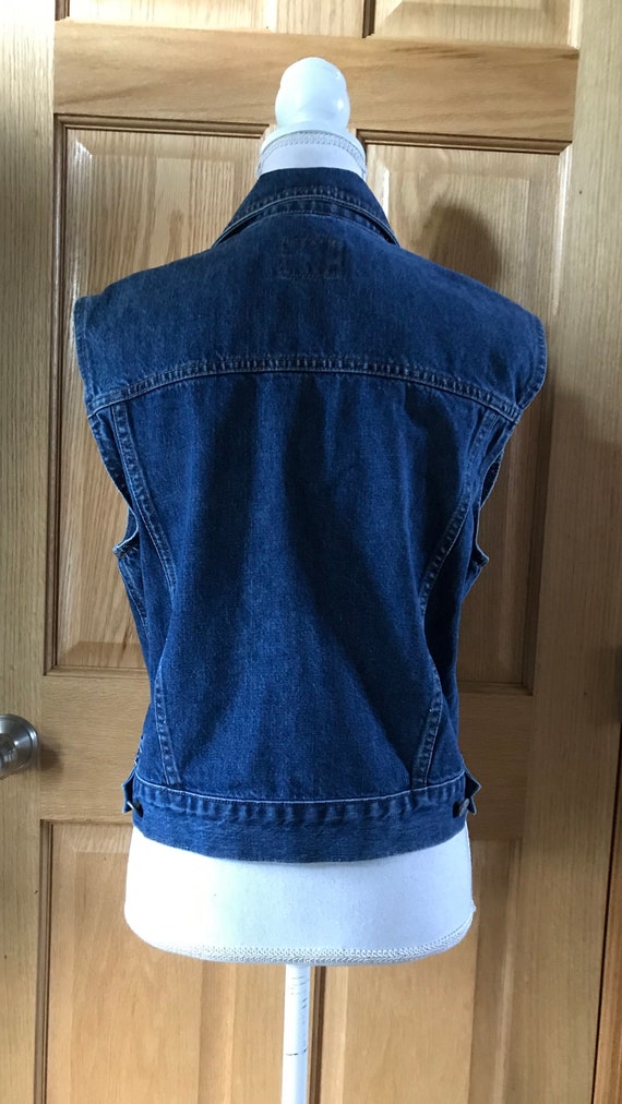 Vintage Calvin Klein Jean Jacket Vest by Calvin Klein… Gem
