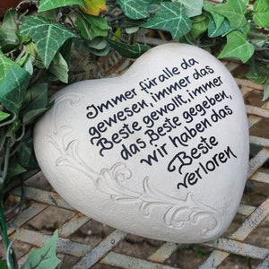 Grave decoration, memorial stone, heart, tombstone, mourning