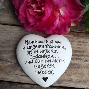 Grabschmuck, Herz, Beton, Gedenkstein, Trauer, Grabstein, Urnengrab