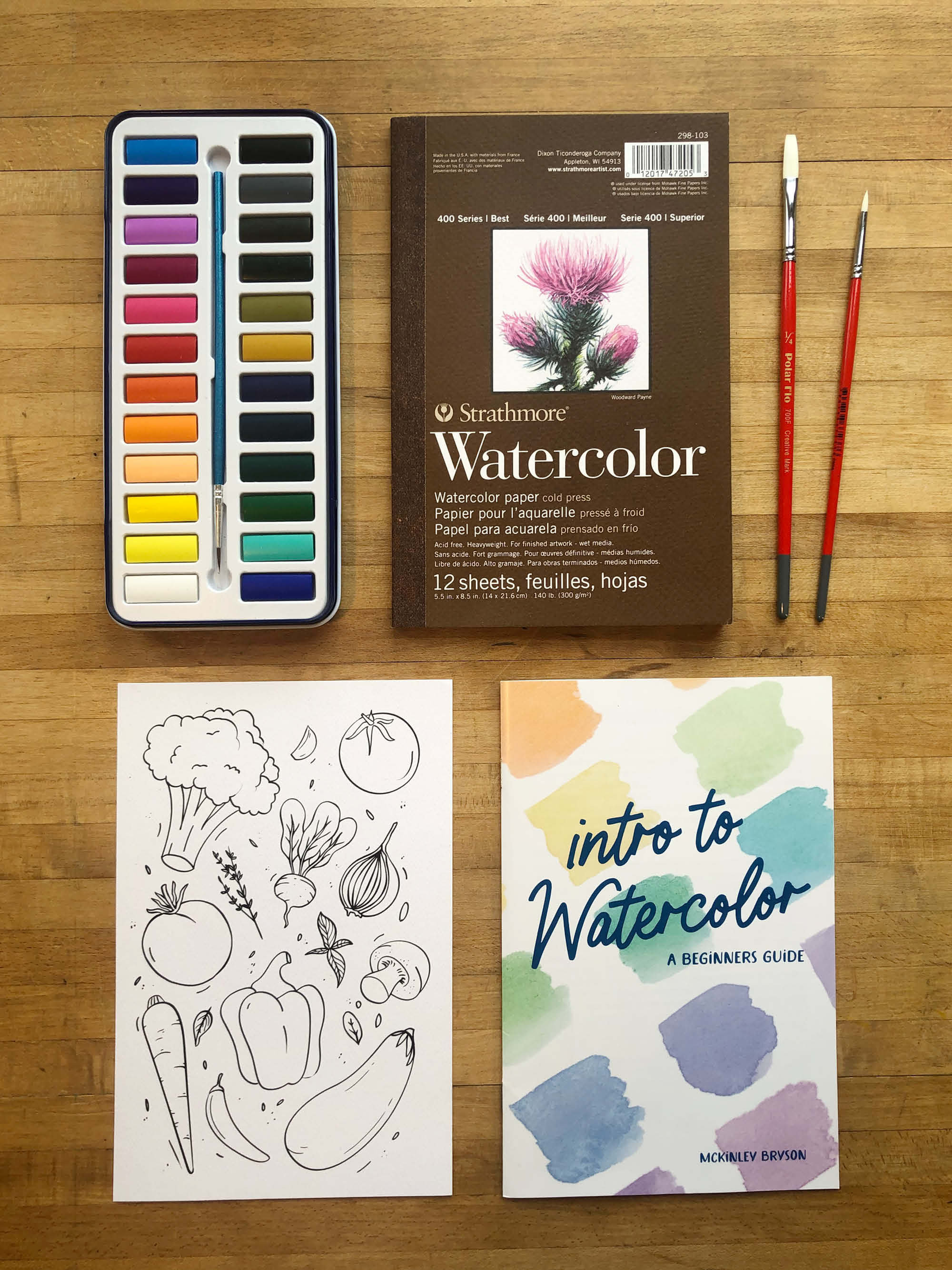 DIY Watercolor Kit for Beginners Premium Watercolor Painting Kit Craft Kit  for Adults Art Gift Box Art Kit for Adults, Kit for Kids 