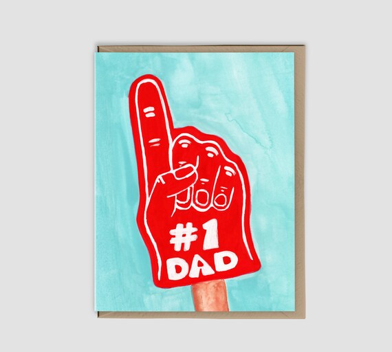 Foam Finger 1 Dad | Etsy