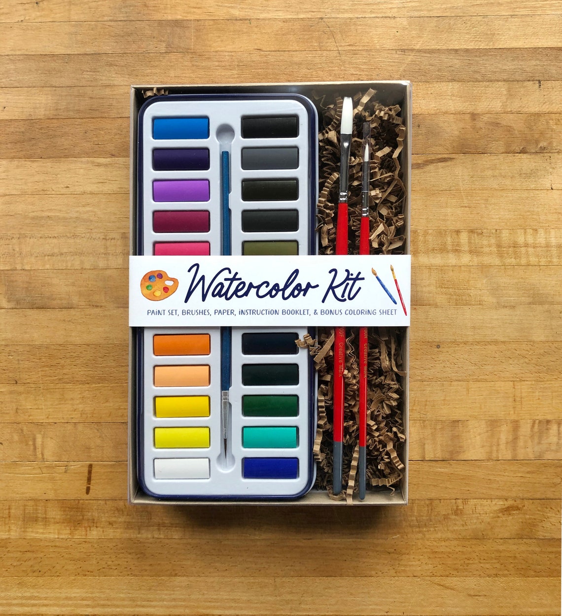DIY Watercolor Painting Kit DIY Paint Kit Craft Kit for Etsy