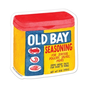 Old Bay Sticker, Maryland, Blue Crabs, Baltimore
