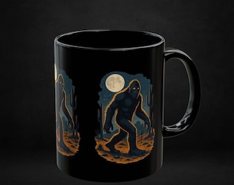 Bigfoot Kaffemugg – Sasquatch Night Sky Camp Mugg