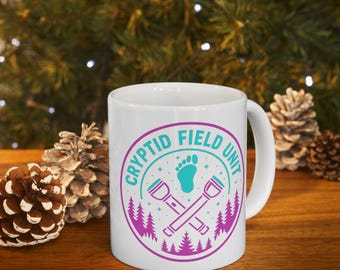 Bigfoot Cryptid Field Unit Kaffemugg, Cryptid Gåva
