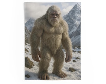 Yeti-tapet | Avskyvärd snögubbekonst, kryptisk dekor