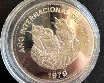 1979 Ano Internacial Del Nino Costa Rican Coin