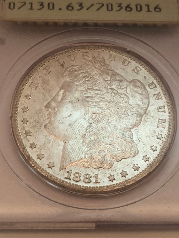1880 Morgan Silver Dollar MS62 Graded Through PCGS Gorgeous Coin a Must  Have in Your Collection 