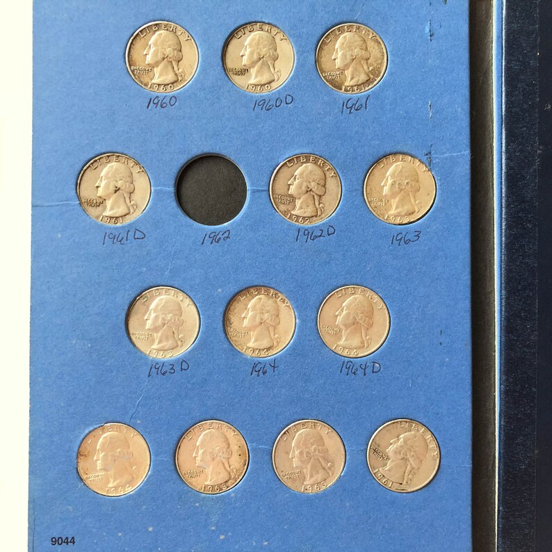BOOK OF QUARTERS Whitman Coin Folder With 20 Coins Etsy