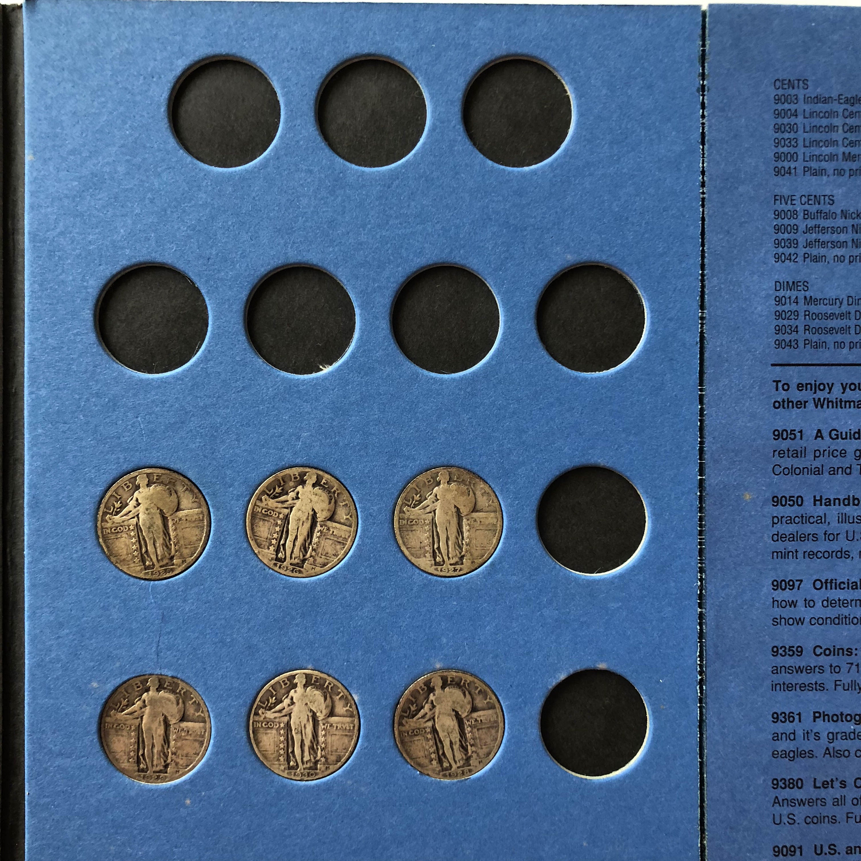BOOK OF QUARTERS Whitman Coin Folder With 20 Coins Etsy