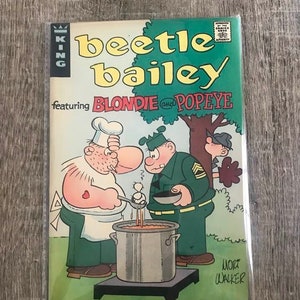 Beetle Bailey Comic Book featuring Blondie and Popeye VG KING Mort Walker Vintage 1973