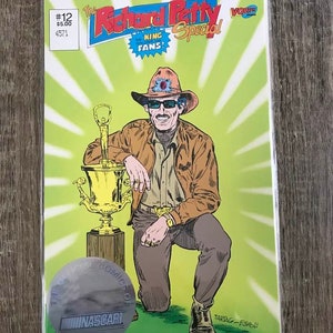 Vintage The Richard Petty Special HOLOGRAM ED. Comic Book VORTEX comics Legends of Nascar &#39;90&#39;s era