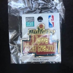 Washington Bullets Pin Now Magier NBA Grand Slam für Revers oder Hut