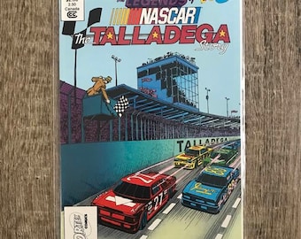 Vintage The Talladega Story Comic Book VORTEX comics Legends of Nascar '90's era Bagged & Boarded