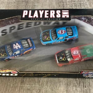 Hot Wheels Nascar Pro Racing 50th Anniversary Players Inc 3 Car Set Etsy