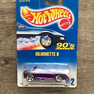 Hot Wheels Silhouette II #212 1991 Blue/White card