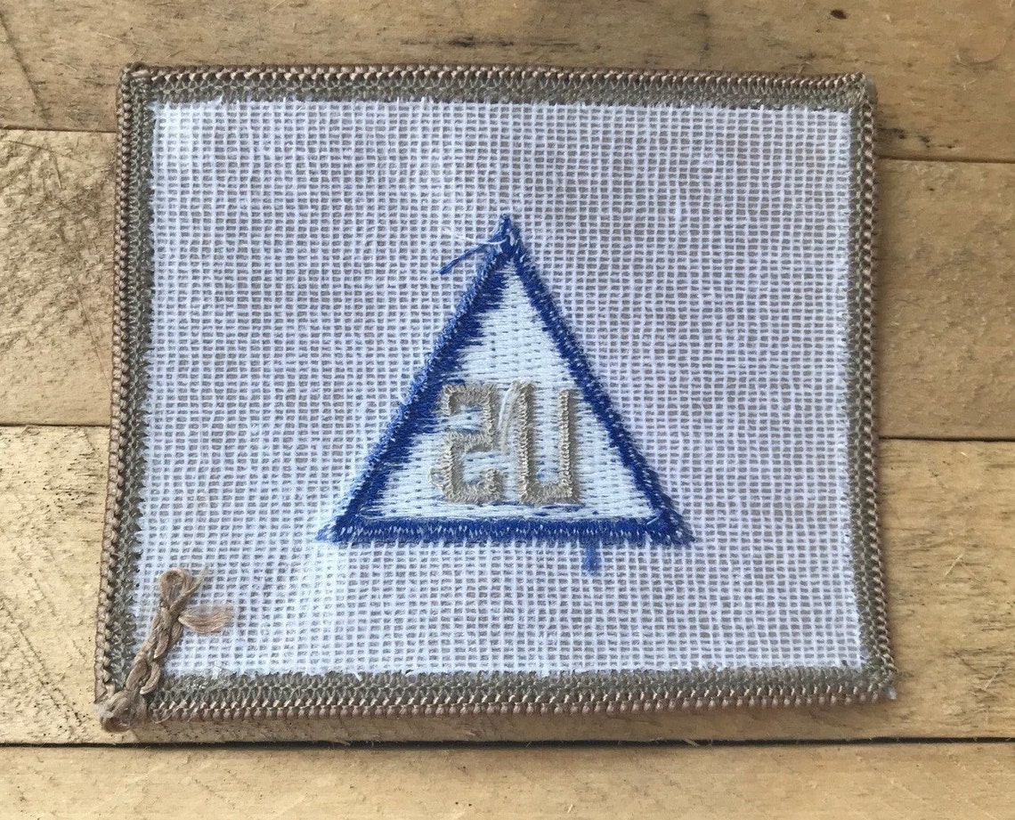 Vintage US Army Civilian Service Patch Khaki New Unused Etsy
