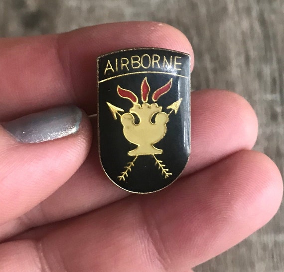 #44 Vintage Army School JFK Spec Warfare Center Enamel Pin #44 Vintage Army School JFK Spec Warfare Center Enamel Pin
