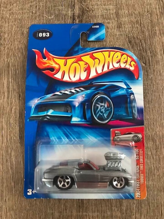 2004 Corvette 'tooned 1963 FE Hot Wheels - Etsy