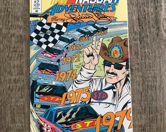 Vintage Richard Petty Comic Book VORTEX Comics Nascar Adventures