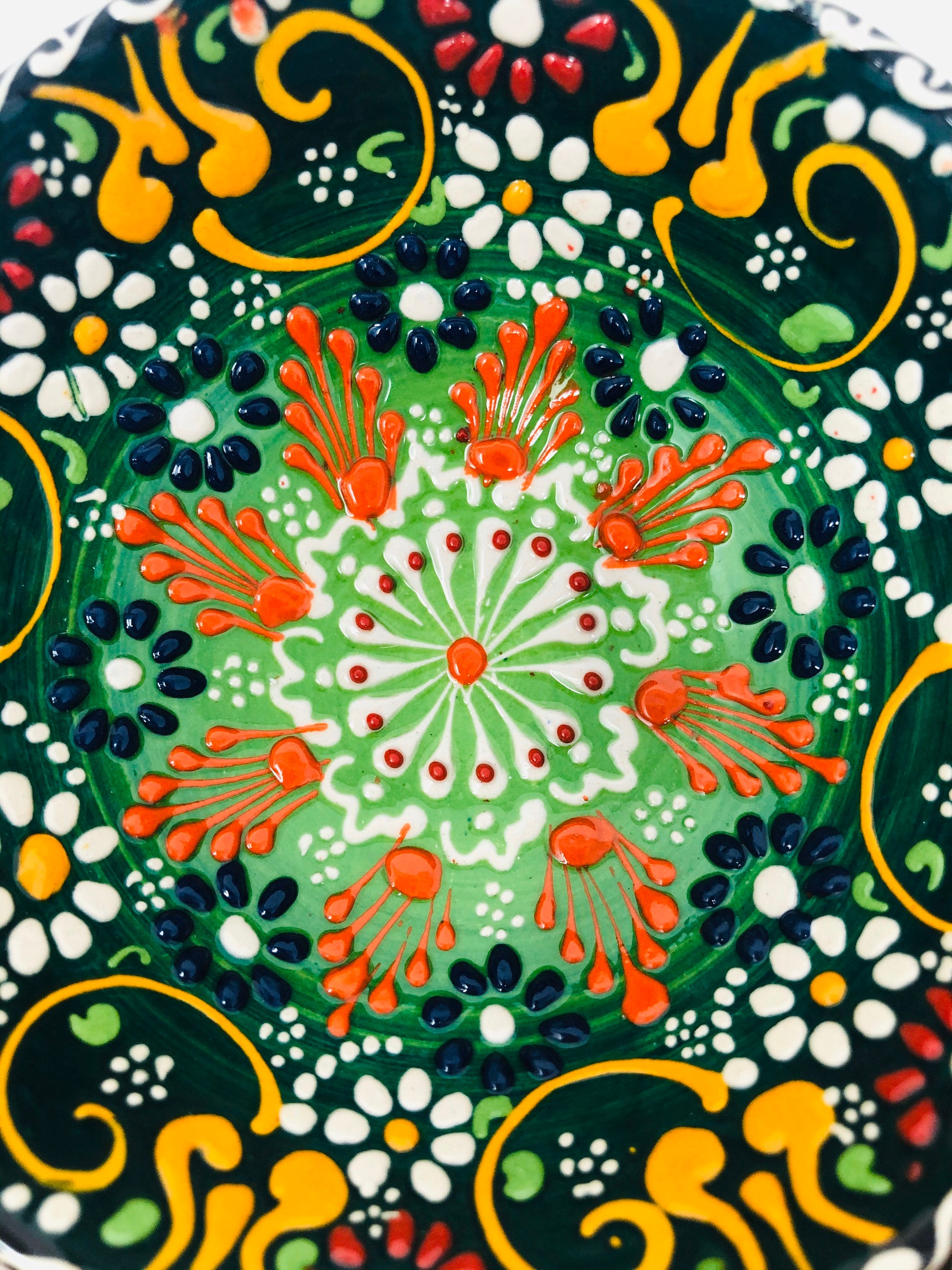 Ceramic Hand Painted Bowl Medium Handmade Ceramic Bowls | Etsy