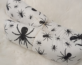 WINDSTOPPER,ZUGLUFTSTOPPER 90cm,Luftstopper,Kältestopp,Türstopper,Schlange,Kissen,weiß,schwarz,Spinne,Spider,Gothic,Tiere