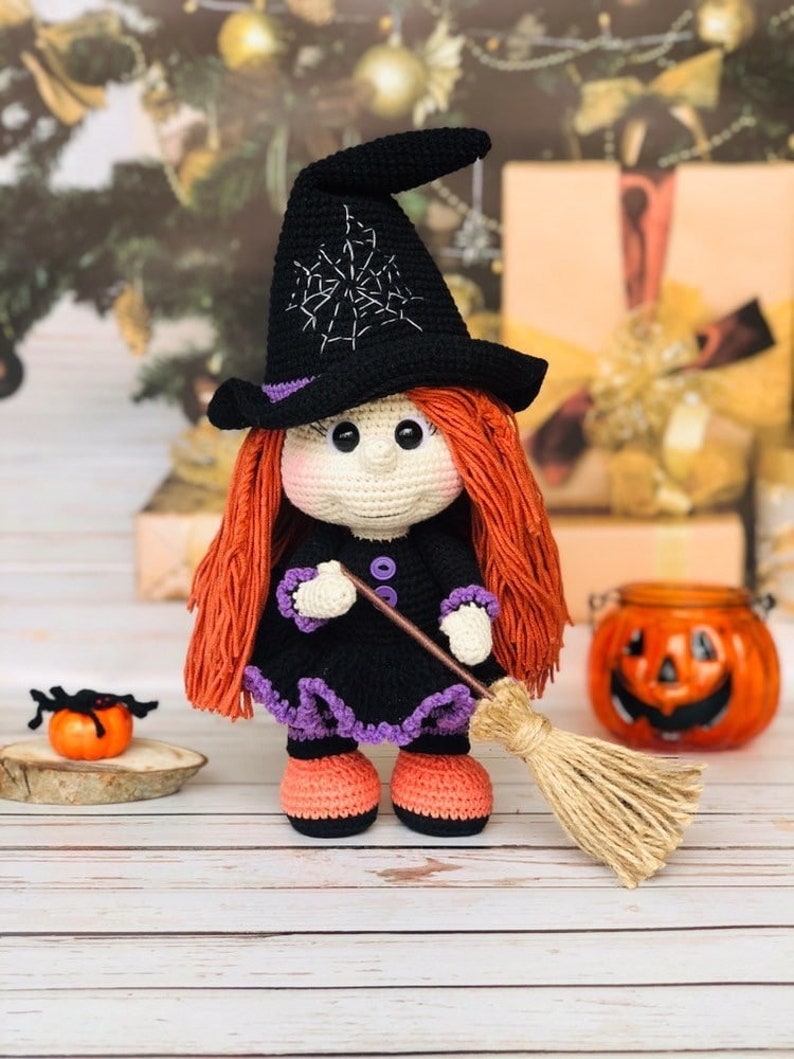 Crochet PATTERN witch / amigurumi doll / tutorial Halloween / Etsy
