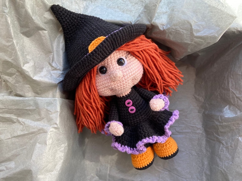 Halloween witch doll / witch toy / Halloween gift / Halloween Etsy